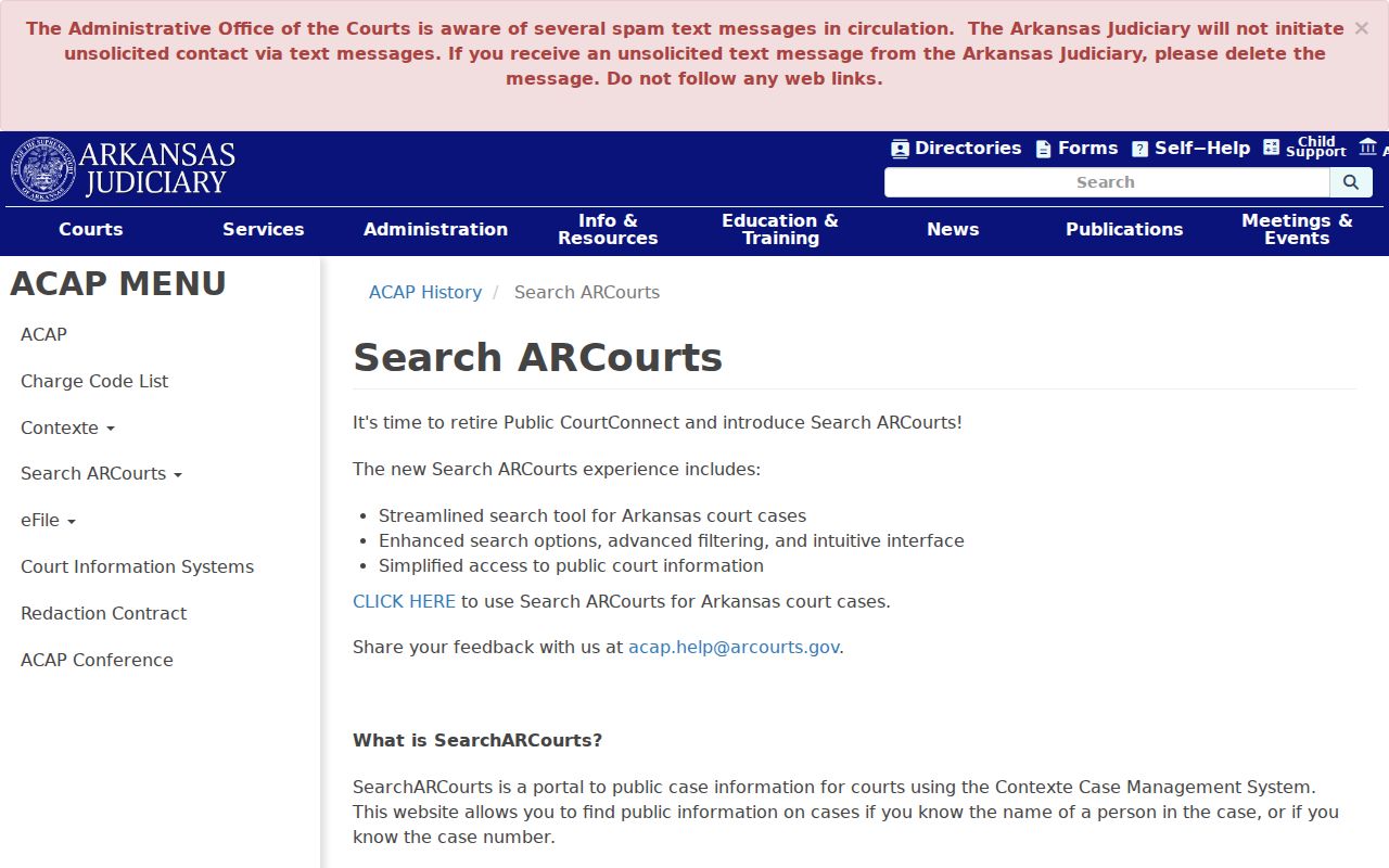 Marion County case search official Search ARCourts coverage description