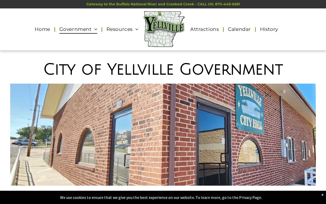 Official Yellville government source for the Yellville court docket and clerk