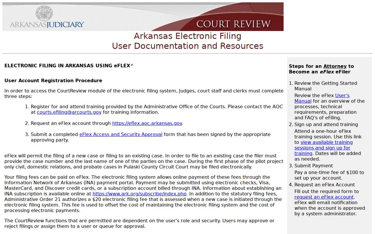 Marion County civil docket Arkansas eFlex resources